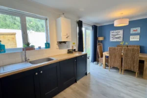 Cornwall holiday cottage Harlyn kitchen area 2 gallery