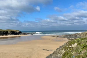 Cornwall holiday cottage Harlyn view treyarnon beach gallery